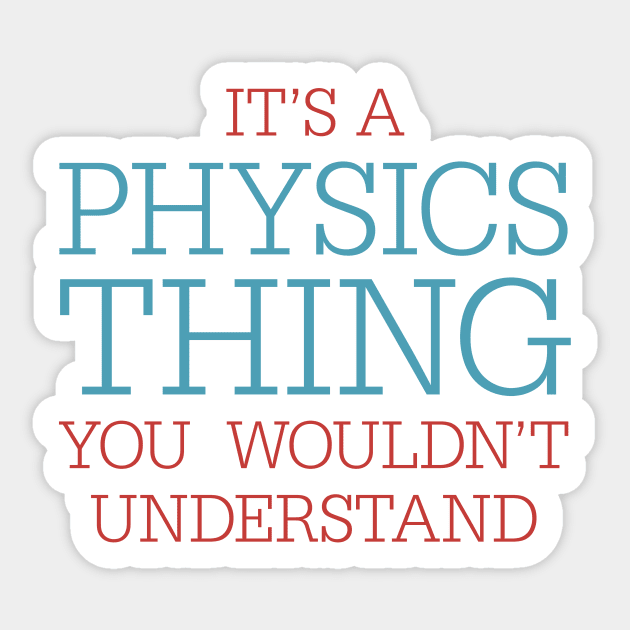 Physics Thing Sticker by oddmatter